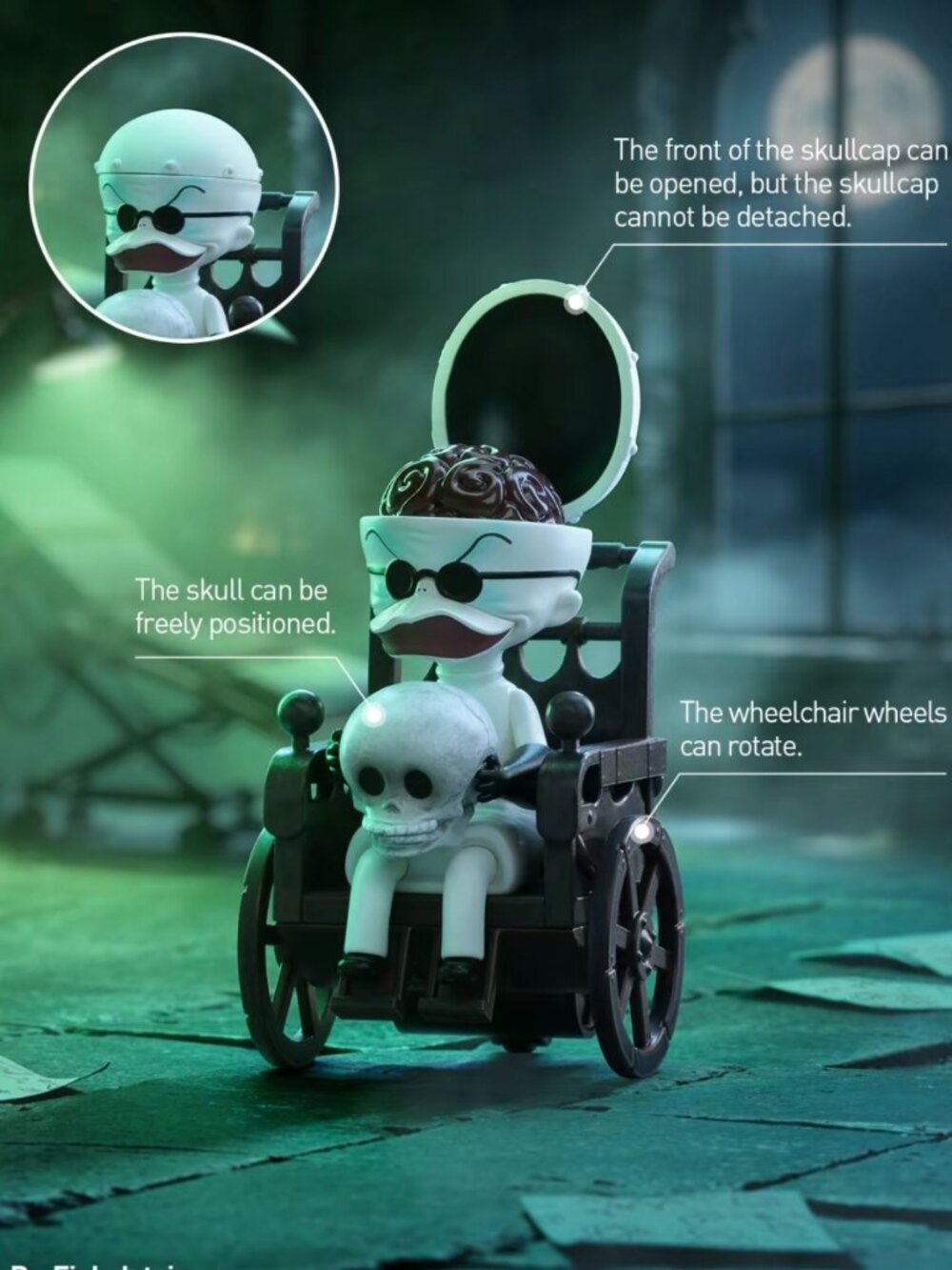 POP MART Nightmare Before Christmas Dr. Finkelstein Confirmed Figure NEW